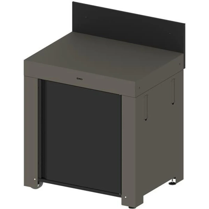 Cuisine D'extérieur ENO Modulo Acier Pour Plancha - 3 Modules Avec Cuisinière Et Chariot Félix 2 Cuisine D'extérieur ENO Modulo Acier Pour Plancha - 3 Modules Avec Cuisinière Et Chariot Félix – Image 2