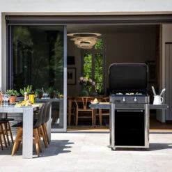 Plancha à Gaz Sur Chariot - Combo ENOSIGN 65 Inox & Noir -Barbecue Étagères Magasin 57028385 a1 combo plancha enosign 65 inox et noir eno