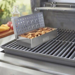 Boîte De Fumage Weber Pour Barbecue à Gaz, Barbecue électrique Et Fumoir -Barbecue Étagères Magasin 7576 boite fumage barbecue gaz weber ambiance