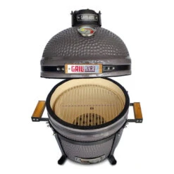 Kamado Grill Guru Classic Compact Øint 34cm à Poser Ou Encastrer -Barbecue Étagères Magasin barbecue ceramique grill guru classic compact 2