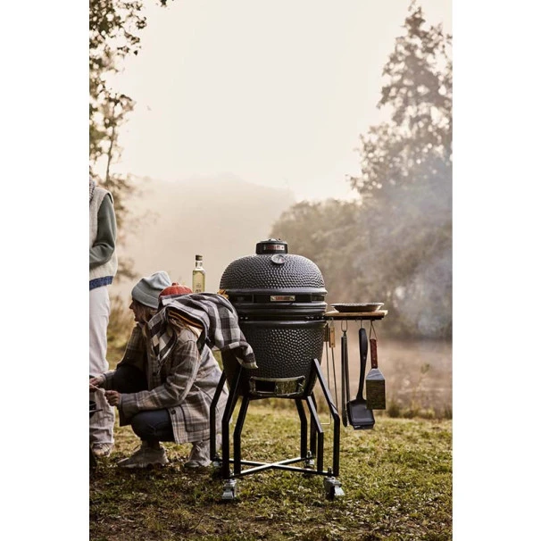 Kamado Grill Guru Classic Large Øint 46cm Sur Chariot 4 Kamado Grill Guru Classic Large Øint 46cm Sur Chariot – Image 4