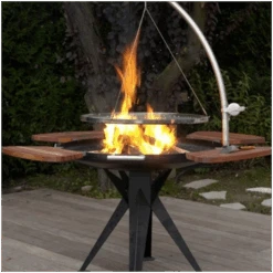 Brasero Barbecue Suspendu BalGrill 1200 21 Brasero Barbecue Suspendu BalGrill 1200 -Barbecue Étagères Magasin barbecue charbon brasero nielsen balgrill 1200 5