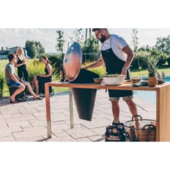 Barbecue Charbon Höfats CONE + Kit Encastrement Fonte D'aluminium 7 Barbecue Charbon Höfats CONE + Kit Encastrement Fonte D'aluminium -Barbecue Étagères Magasin barbecue charbon hoefats cone kit encastrement 3