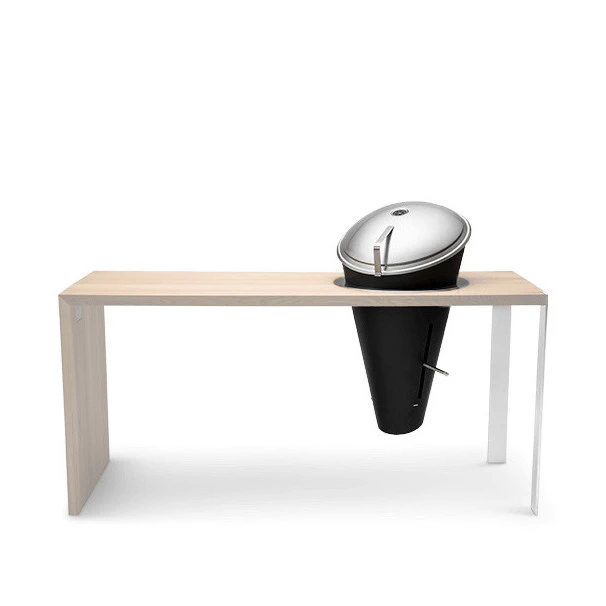 Barbecue Charbon Höfats CONE + Kit Encastrement Fonte D'aluminium 1 Barbecue Charbon Höfats CONE + Kit Encastrement Fonte D'aluminium