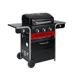 Barbecue Gaz Et Charbon Hybride Char-Broil Gas2Coal 330 2.0 3 Brûleurs + 1 Latéral -Barbecue Étagères Magasin barbecue gaz charbon char broil gastocoal 330 20 2