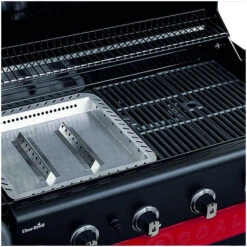 Barbecue Gaz Et Charbon Hybride Char-Broil Gas2coal 440 4 Brûleurs + 1 Latéral -Barbecue Étagères Magasin barbecue gaz et charbon char broil gastocoal 440 8