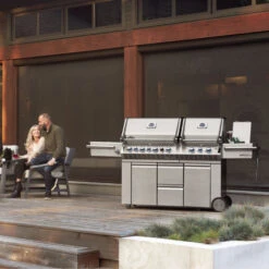 Napoleon Barbecue Gaz Napoléon Prestige Pro 825 SIBPSS 6 Brûleurs + 1 Latéral + 1 Arrière -Barbecue Étagères Magasin barbecue gaz napoleon pro infrarouge inox 825 2