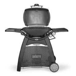 Barbecue Gaz Weber Q3200 Sur Chariot 2 Brûleurs -Barbecue Étagères Magasin barbecue gaz weber noir q 3200 chariot 2