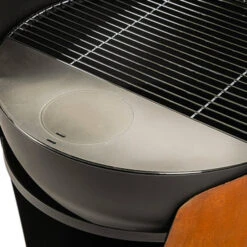 Barbecue Braséro Charbon Crambe Acier Corten Et Noir 5 Barbecue Braséro Charbon Crambe Acier Corten Et Noir -Barbecue Étagères Magasin bbq charbon crambe m corten black metal diam 64 2