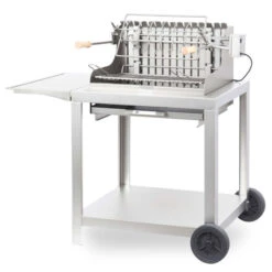 Nouveaux produits 10 Barbecue à Charbon Le Marquier Exclusive Mendy + Chariot - Inox