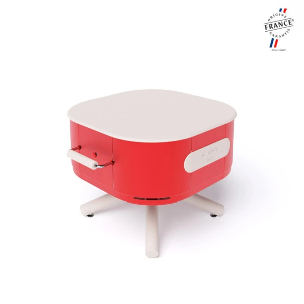 Braséro Aluvy Sam Originale (pied Blanc) Grilles Et Couvercle - 12 Couleurs 5 Braséro Aluvy Sam Originale (pied Blanc) Grilles Et Couvercle - 12 Couleurs – Image 5