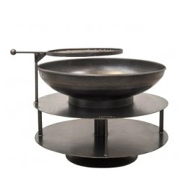 Braséro De Jardin Firepit Ring Of Logs Avec 1 Grille Ø90 X H70 Cm 1 Braséro De Jardin Firepit Ring Of Logs Avec 1 Grille Ø90 X H70 Cm