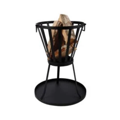 ESSCHERT DESIGN Braséro De Jardin Corbeille Panier à Feu 35 Cm -Barbecue Étagères Magasin brasero corbeille rond 35cm 2
