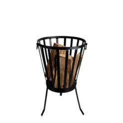ESSCHERT DESIGN Braséro De Jardin Corbeille Panier à Feu 35 Cm -Barbecue Étagères Magasin brasero corbeille rond 35cm 4