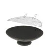 ESSCHERT DESIGN Braséro De Jardin Ø80 X H26 Cm Fonte + 1/2 Grille Bbq