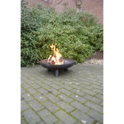 ESSCHERT DESIGN Braséro De Jardin Ø70 X 25 Cm Acier -Barbecue Étagères Magasin brasero esschert acier 70 x 25 cm 2