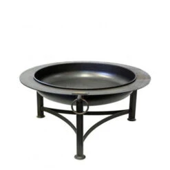Brasero De Jardin Firepit Saturn Ø80 X H58 Cm -Barbecue Étagères Magasin brasero firepit saturn 80 cm 2