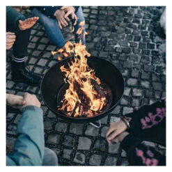 Braséro De Terrasse Sur Pieds Bas Höfats Bowl Ø57 X H35.5 Cm -Barbecue Étagères Magasin brasero hofats bowl sur pied bas 2