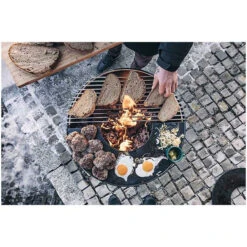 Braséro De Terrasse Sur Pieds Bas Höfats Bowl Ø57 X H35.5 Cm -Barbecue Étagères Magasin brasero hofats bowl sur pied bas 4