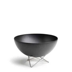 Braséro De Terrasse Sur Pieds Bas Höfats Bowl Ø57 X H35.5 Cm -Barbecue Étagères Magasin brasero hofats bowl sur pied bas 5