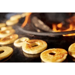 Braséro Plancha OFYR Island 100 Black Billot Teck -Barbecue Étagères Magasin brasero ofyr island black 100 bois de teck plancha 1