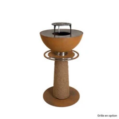 Braséro Plancha Masuria Juno 600 Corten -Barbecue Étagères Magasin brasero plancha masuria juno 600 corten 3