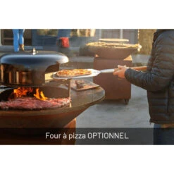 Braséro Plancha OFYR Classic 100 Acier Corten 38 Braséro Plancha OFYR Classic 100 Acier Corten -Barbecue Étagères Magasin brasero plancha ofyr classic 100 100 15