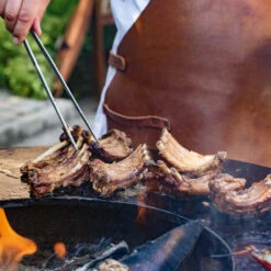 Braséro Plancha OFYR Island 100 Acier Corten Billot Céramique -Barbecue Étagères Magasin brasero plancha ofyr island 100 ceramique 2