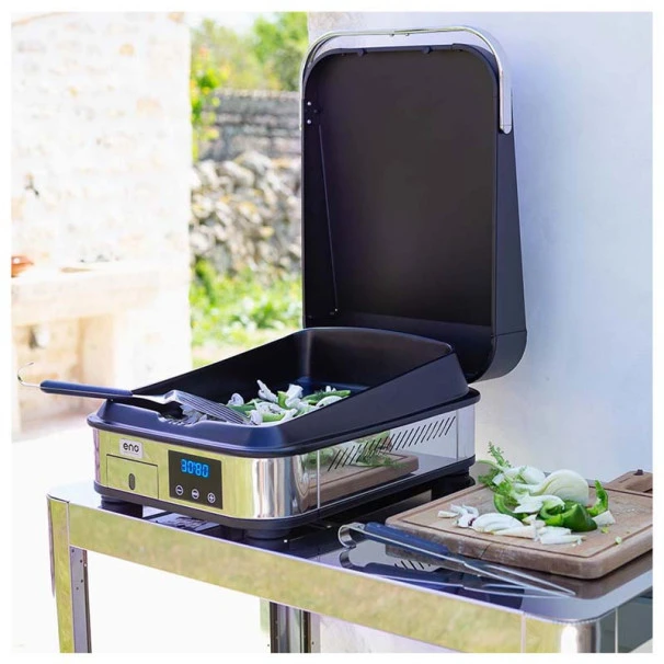 Couvercle En Acier Pour Plancha Enosign 40 2 Couvercle En Acier Pour Plancha Enosign 40 – Image 2