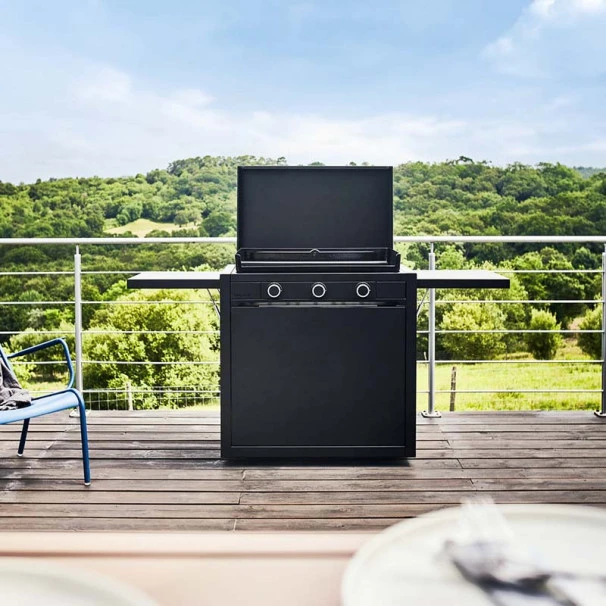 Couvercle Plancha Forge Adour Modern 75 Acier Avec Charnière 1 Couvercle Plancha Forge Adour Modern 75 Acier Avec Charnière