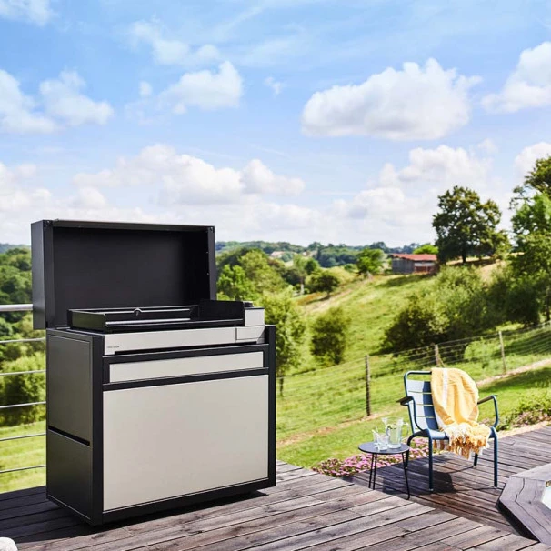 Couvercle Plancha Sur Chariot Forge Adour Premium 75 Acier 1 Couvercle Plancha Sur Chariot Forge Adour Premium 75 Acier