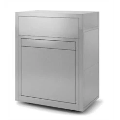 Chariot Sur Mesure Plancha Forge Adour Premium 75 Inox -Barbecue Étagères Magasin chariot ferme inox pour plancha premium 75 forge adour 4