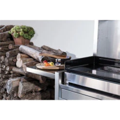 Chariot Sur Mesure Plancha Forge Adour Premium 75 Inox -Barbecue Étagères Magasin chariot ferme inox pour plancha premium 75 forge adour 5
