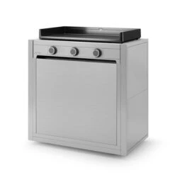 Chariot Sur Mesure Plancha Forge Adour Modern 75 Inox -Barbecue Étagères Magasin chariot inox pour plancha forge adour modern 75 2