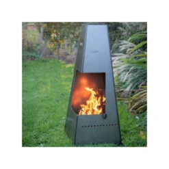 Cheminée D'extérieur Piazza Chiminea + Grille BBQ -Barbecue Étagères Magasin cheminee d exterieur piazza chiminea grille bbq 2