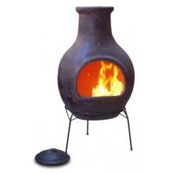 Cheminée Mexicaine Extérieure Jumbo Brun 113 Cm