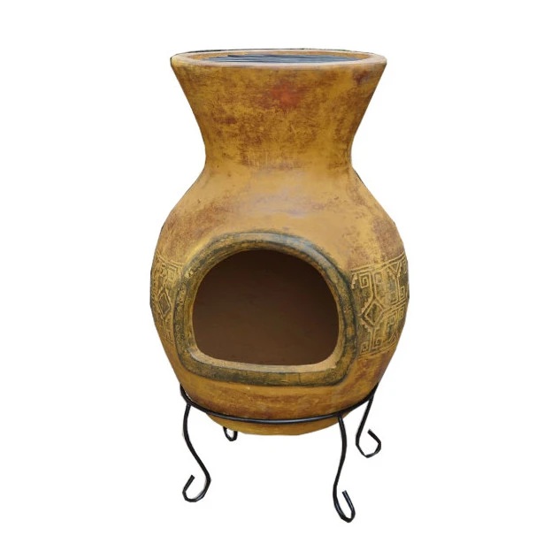 Cheminée Mexicaine Sur Base Avec Grille Inox Mexico Trade Center Jumbo 113 Cm Jaune 1 Cheminée Mexicaine Sur Base Avec Grille Inox Mexico Trade Center Jumbo 113 Cm Jaune