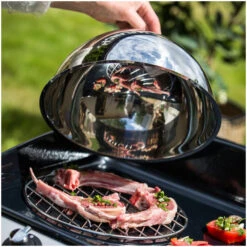 Cloche De Cuisson Barbecue Republic 31 Cm -Barbecue Étagères Magasin cloche de saveur barbecue republic 31 cm 3