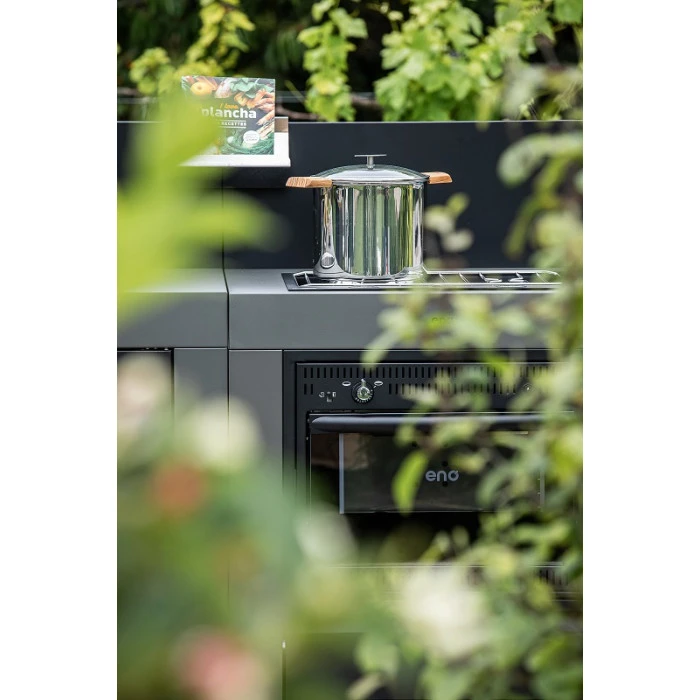 Cuisine D'extérieur ENO Modulo Acier Pour Plancha - 3 Modules Avec Cuisinière Et Chariot Félix 7 Cuisine D'extérieur ENO Modulo Acier Pour Plancha - 3 Modules Avec Cuisinière Et Chariot Félix – Image 7