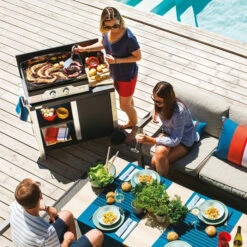 Desserte Duo Le Marquier Signature Allure Pour Planchas 45, 60 Et 75 Cm -Barbecue Étagères Magasin dsa87d 3