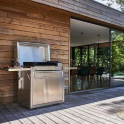 Nouveaux produits -Barbecue Étagères Magasin ensemble plancha electrique fonte forge adour premium 60 inox sur chariot capot 1