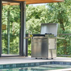 Ensemble Plancha électrique Fonte Forge Adour Premium E60 Inox Sur Chariot + Capot -Barbecue Étagères Magasin ensemble plancha electrique fonte forge adour premium 60 inox sur chariot capot 2