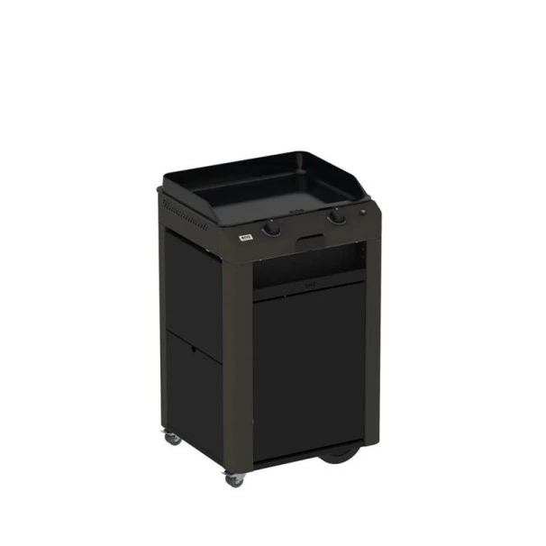 Ensemble Plancha Gaz Eno Fusion 60 Acier Sur Chariot + Capot 3 Ensemble Plancha Gaz Eno Fusion 60 Acier Sur Chariot + Capot – Image 3