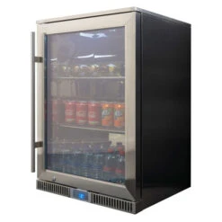 Napoleon Réfrigérateur 135L Pour Cuisine Extérieure Napoléon - Ouverture à Droite -Barbecue Étagères Magasin frigo napoleon 135l porte droite 3quarts plein