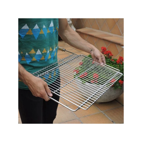 Grille Extensible Barbecue 70/80 X 40 Cm Inox 4 Grille Extensible Barbecue 70/80 X 40 Cm Inox – Image 4