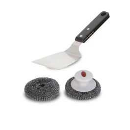 Kit De Nettoyage Pour Plancha Le Marquier (1 Spatule + Boules Inox) 1 Kit De Nettoyage Pour Plancha Le Marquier (1 Spatule + Boules Inox)