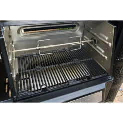 Kit Rôtissoire Pour Barbecue Masterbuilt Gravity Series 560, 800 Et 1050 -Barbecue Étagères Magasin mb20091220 kit rotissoire barbecue masterbuilt gravity series 560 800 1050 ambiance 2