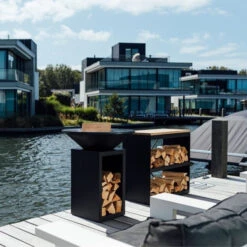 Nouveaux produits -Barbecue Étagères Magasin pack brasero ofyr classic 85 noir stockage four pizza ambiance 2