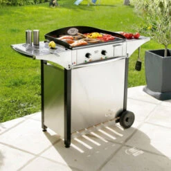 Plancha électrique Acier émaillé Roller Grill PL600E 59 X 38 -Barbecue Étagères Magasin plancha electrique acier emaille roller grill pl600e 59x38 4