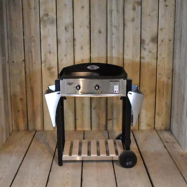 Ensemble Plancha électrique Roller Grill PL600E Inox Sur Chariot En Bois Et Inox Roller Grill 7 Ensemble Plancha électrique Roller Grill PL600E Inox Sur Chariot En Bois Et Inox Roller Grill – Image 7